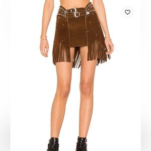 X REVOLVE PARIS TEXAS STUDDED UNDERSTATED SKIRT